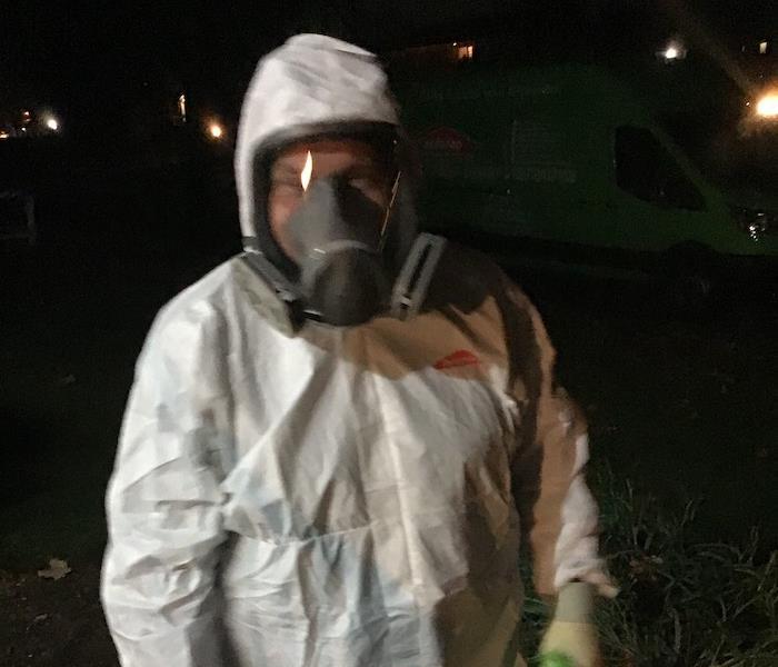 SERVPRO technicians in personal protective equipment